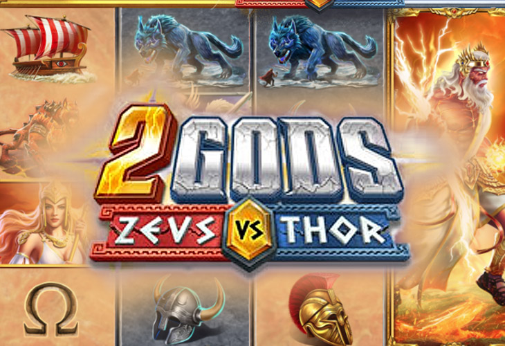 2 Gods Zeus vs Thor - 4ThePlayer slot at Kasino Apollo Casino