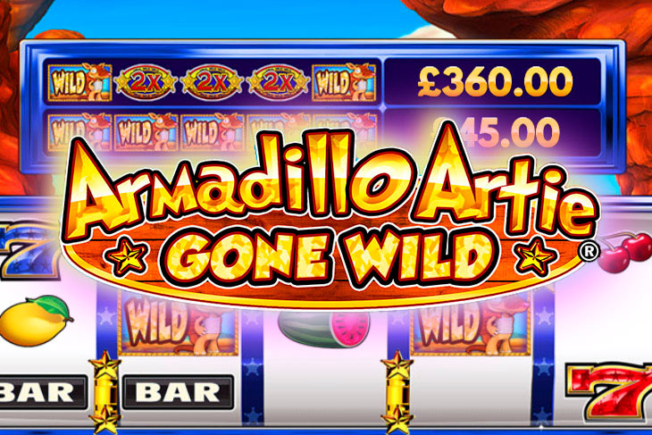 Armadillo Artie Gone Wild - DWG slot at Kasino Apollo Casino