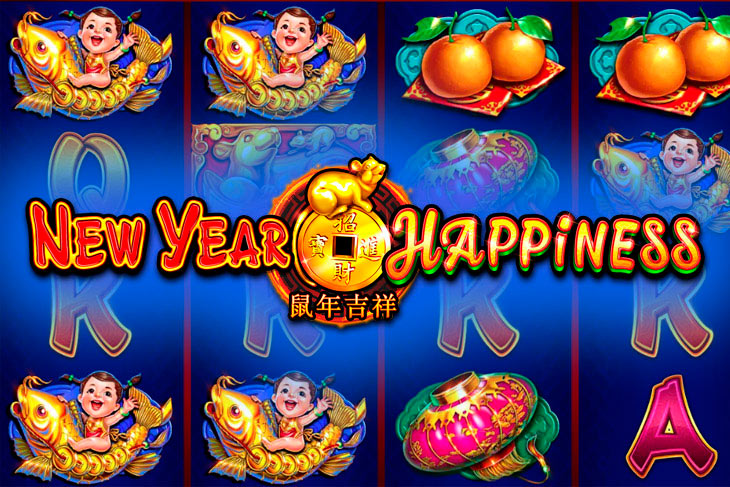 New Year Happiness - Ruby Play slot at Kasino Apollo Casino