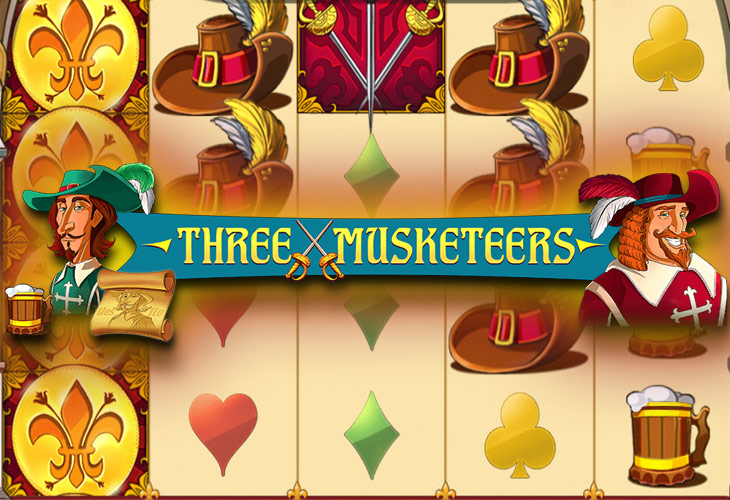 Three Musketeers - Red Tiger Gaming slot at Kasino Apollo Casino